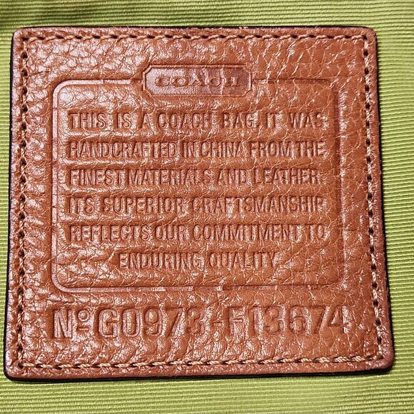 Coach Signature Stripe Canvas bag - Picture 7 of 12